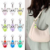 Angel Acrylic & Alloy Pendant Decorations HJEW-AB00682-6