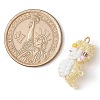 Seed Beads Beaded Charms PALLOY-MZ00318-01-2
