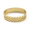 304 Stainless Steel Pave Crystal Rhinestone Hollow Out Hinged Bangles for Women BJEW-D044-01A-G-2