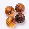 Acrylic Corrugated Beads X-OACR-S016-28-2
