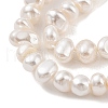 Electroplated Shell Pearl Beads Strands BSHE-C006-06A-3