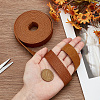Flat Imitation Leather Cord OCOR-WH0086-69B-04-3