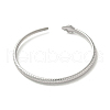 304 Stainless Steel Snake Cuff Bangles BJEW-A003-02P-3