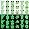 36Pcs 6 Styles Frog Luminous Resin Display Decorations RESI-SZ0003-45-1