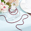GOMAKERER 2 Strands Natural Garnet Beads Strands G-GO0001-67-4
