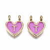 Alloy Enamel Charms ENAM-T012-02T-RS-2
