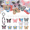  DIY Butterfly Earring Making Kit DIY-TA0005-24-1