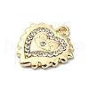 Alloy Rhinestone Pendants PALLOY-S188-07G-2