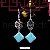 Turquoise Dangle Earrings for Women WG2299-2-1