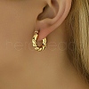 304 Stainless Steel Hoop Earrings PF4173-1-2