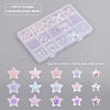 CHGCRAFT 105Pcs 15 Styles Transparent Acrylic Beads TACR-CA0001-25-2