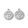 Non-Tarnish Chakra Theme 304 Stainless Steel Charms STAS-Q303-10P-1