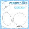 SUNNYCLUE 18pcs Textured Simple Thin Stainless Steel Bangles Set BJEW-SC0001-19-2