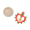 Glass Seed Beaded Heart Pendants PALLOY-MZ00588-03-2