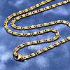 304 Stainless Steel Lumachina Chain Necklaces NJEW-P226-08G-01-1