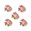 Ocean Theme Transparent Resin Pendants RESI-E024-05P-03-1