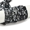Drawbench & Baking Painted Glass Beads Strands GLAA-S176-4mm-16-2