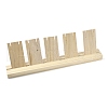 1-Slot Wooden Earring Display Card Stands EDIS-R027-01B-01-4