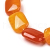 Natural Striped Agate/Banded Agate Beads Strands G-B137-B01-01I-4