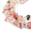 Natural Hematoid Quartz/Ferruginous Quartz Beads Strands F090-3