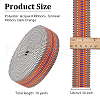 10 Yards Polyester Striped Ribbons SRIB-WH0011-257-2