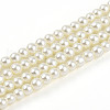 Baking Painted Pearlized Glass Pearl Bead Strands HY-T002-02A-02-3