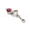 Angel Acrylic with Alloy Pendant Decorations HJEW-JM03470-4