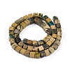 Natural Verdite Stone Beads Strands G-T140-47A-2