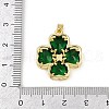 Brass Glass Pendants KK-R226-05G-03-3
