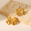 French Style Stainless Steel Butterfly Stud Earrings CG5144-2