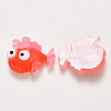 Translucent Frosted Resin Cabochons X-CRES-N022-14-2