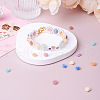 Cheriswelry 60Pcs 6 Colors Rose Shell Beads BSHE-CW0001-01-4