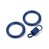 Alloy Spring Gate Clasps PALLOY-Q009-01J-2