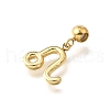 304 Stainless Steel Pendants STAS-H202-01G-10-2