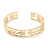 304 Stainless Steel Cuff Bangles for Women BJEW-K263-05G-11-2