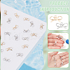 BENECREAT 20Pcs 2 Colors Brass Pendants KK-BC0013-30-4
