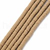 Handmade Polymer Clay Bead Strands CLAY-T002-4mm-64-1
