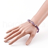 Natural Gemstone Beads Stretch Bracelets BJEW-JB05876-6