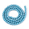 Electroplate Opaque Glass Beads Strands GLAA-T032-P4mm-AB13-A-2
