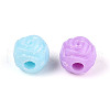Opaque Plastic Beads SACR-T017-40-2