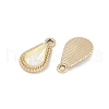 UV Plating Alloy with Mixed Color Glass Rhinestone Pendants FIND-M018-35G-2