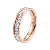 Crystal Rhinestone Finger Ring RJEW-N043-24RG-1