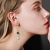 Brass Earring Hooks KK-FH0001-24-7