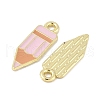 School Supplies Alloy Enamel Pandants FIND-M083-03C-G02-2