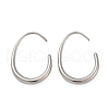304 Stainless Steel Teardrop Dangle Earrings EJEW-S272-05P-4