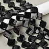 Natural Black Stone Beads Strands G-L239-18-2
