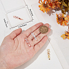 Beebeecraft 6Pcs 3 Colors Brass Fold Over Clasps ZIRC-BBC0002-69-3