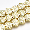 Electroplate Non-magnetic Synthetic Hematite Beads Strands X-G-T061-181G-1