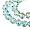 Baking Paint Transparent Glass Beads Strands DGLA-A035-T8mm-A11-4