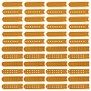 DELORIGIN 48 Sets 2 Styles Plastic Cap Snap Buckle Replacement Repair Strap with 7 Holes FIND-DR0001-43C-1